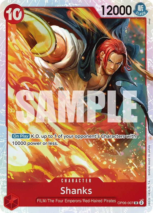 Shanks (6007) (OP06) - One Piece Card Game Single