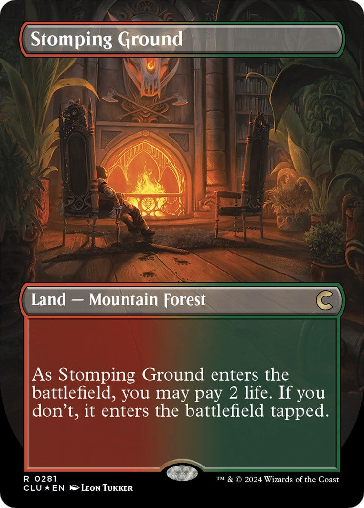 Stomping Ground (Borderless) (281) [CLU] - MTG Single