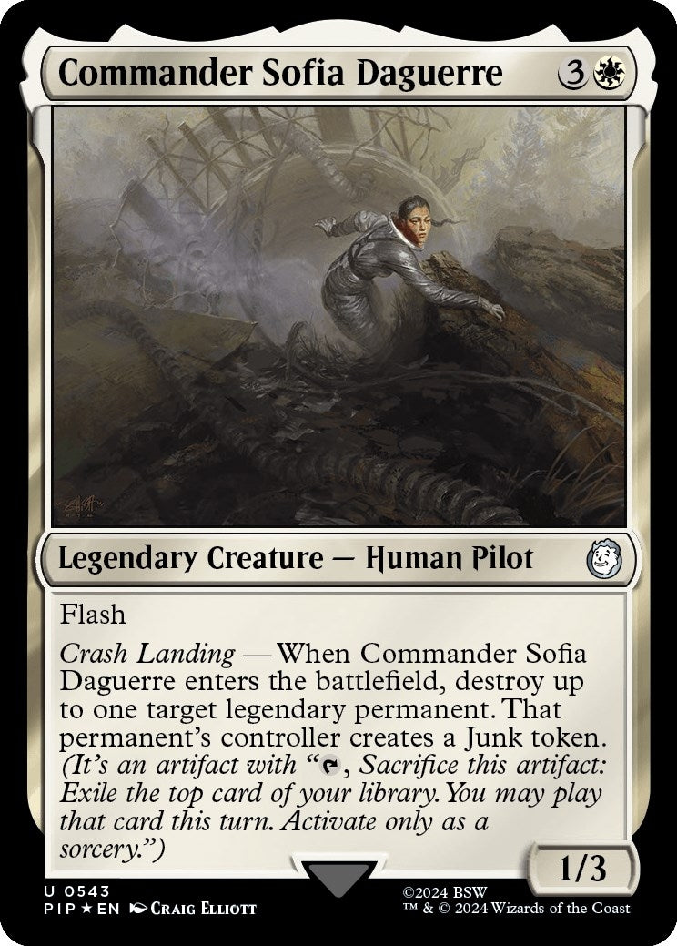 Commander Sofia Daguerre (Surge Foil) (543) [PIP] - MTG Single