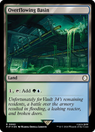 Overflowing Basin (Surge Foil) (680) [PIP] - MTG Single