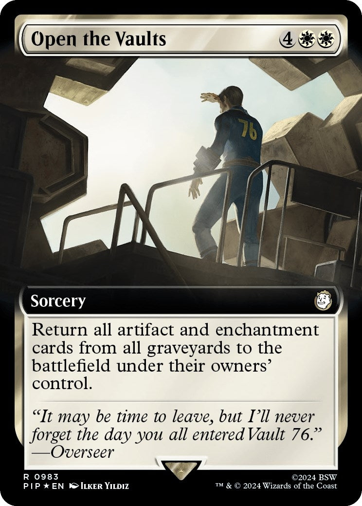 Open the Vaults (Extended Art) (Surge Foil) (983) [PIP] - MTG Single