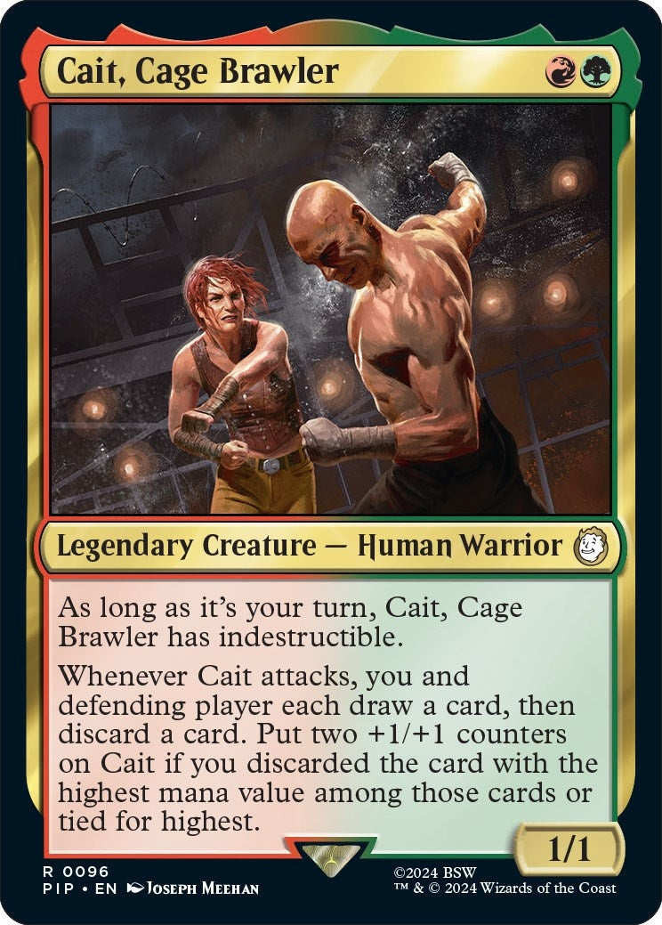 Cait Cage Brawler (96) [PIP] - MTG Single