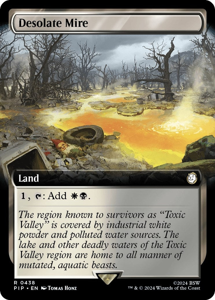 Desolate Mire (Extended Art) (438) [PIP] - MTG Single