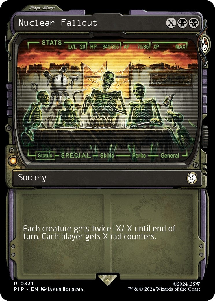 Nuclear Fallout (Showcase) (331) [PIP] - MTG Single