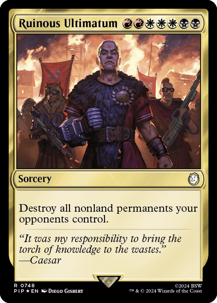 Ruinous Ultimatum (Surge Foil) (748) [PIP] - MTG Single