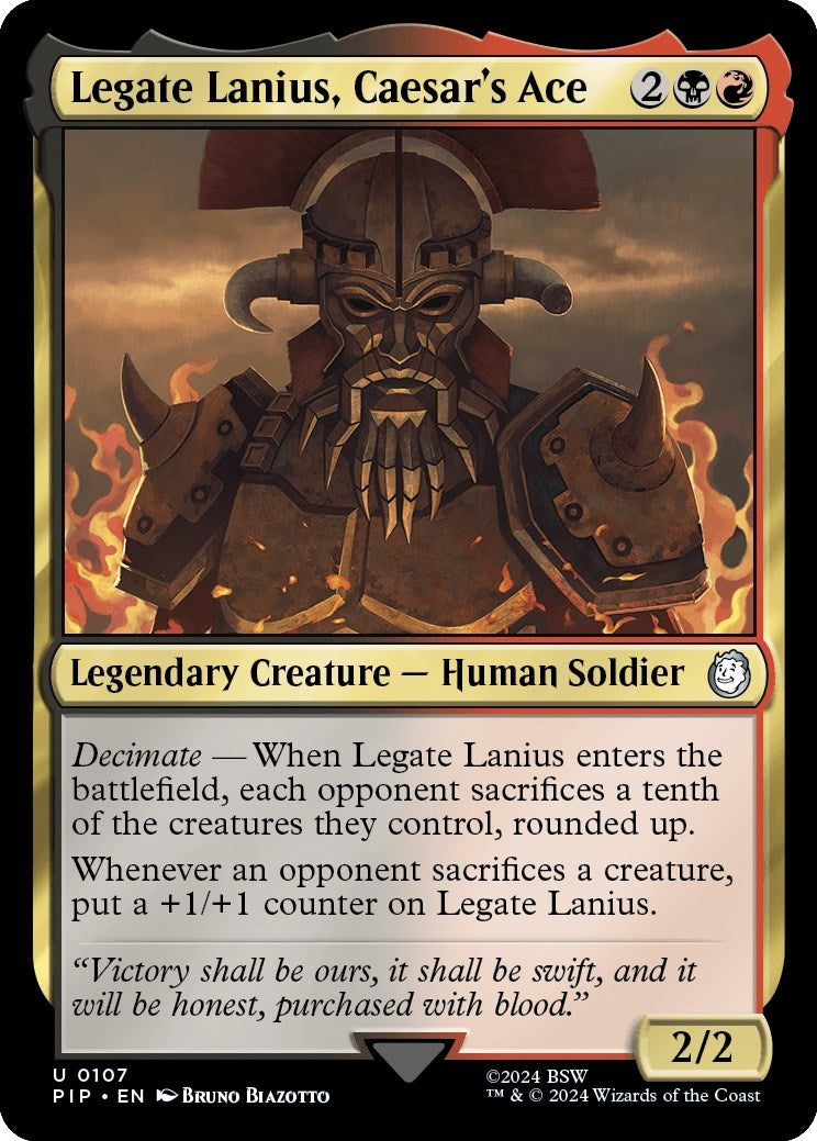 Legate Lanius Caesar’s Ace (107) [PIP] - MTG Single