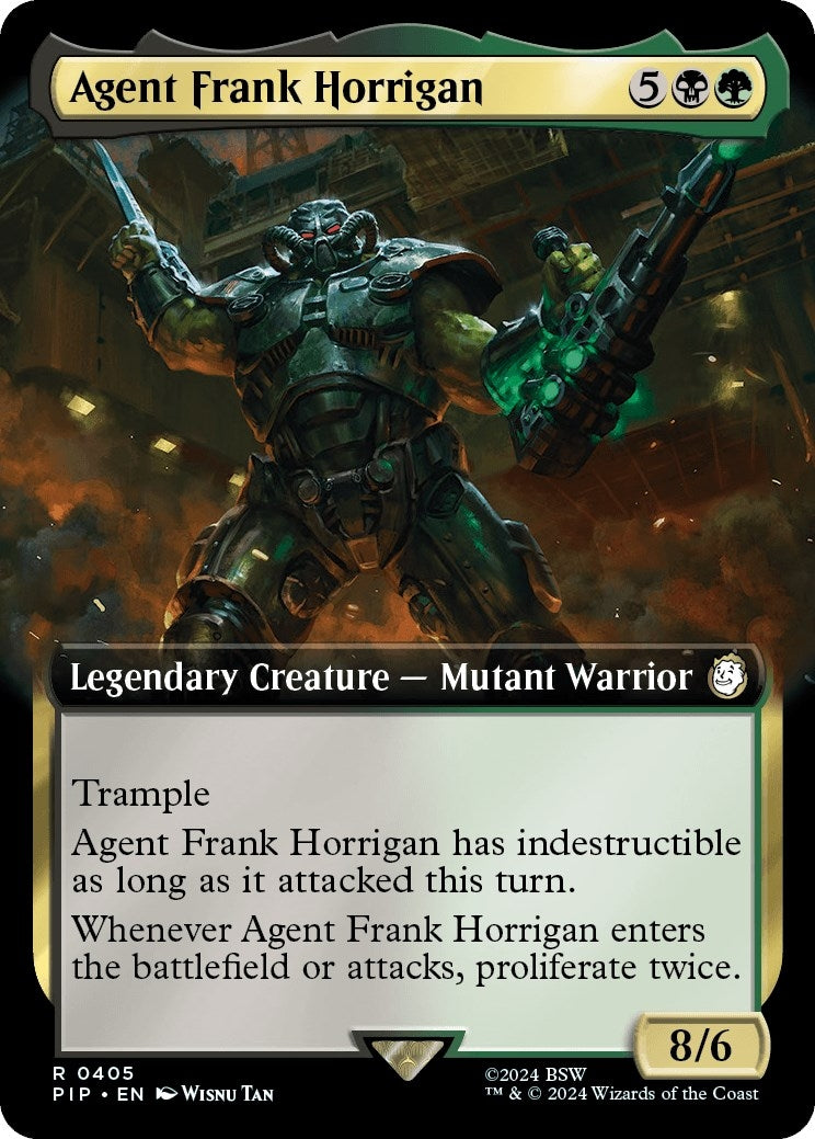 Agent Frank Horrigan (Extended Art) (405) [PIP] - MTG Single