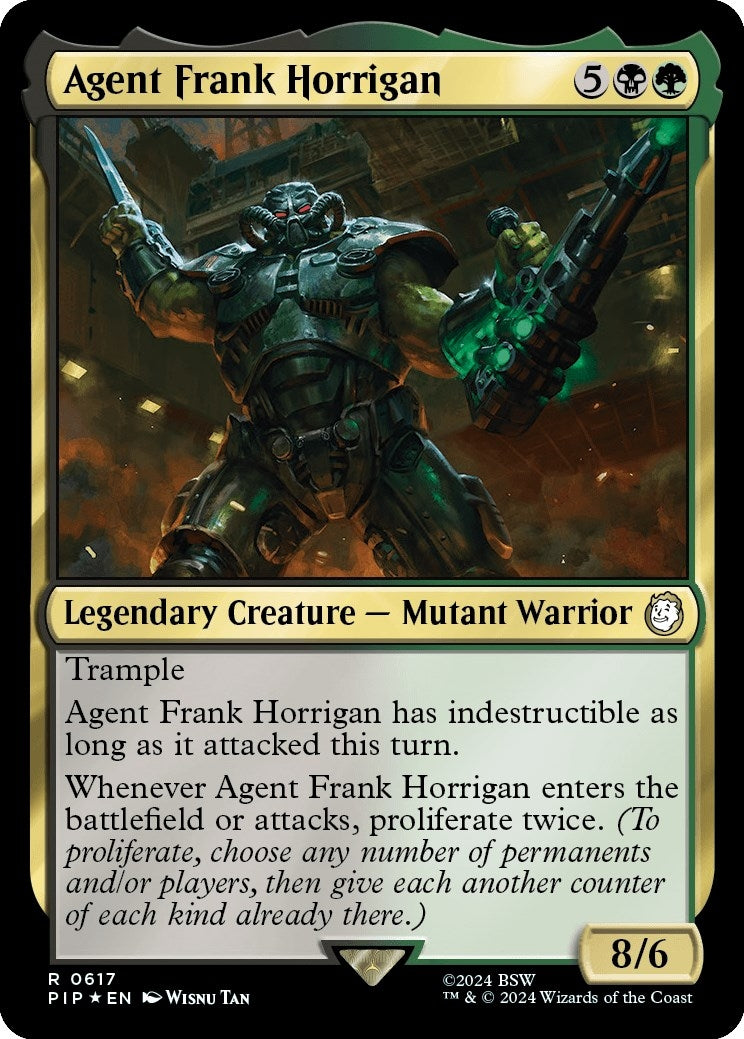 Agent Frank Horrigan (Surge Foil) (617) [PIP] - MTG Single