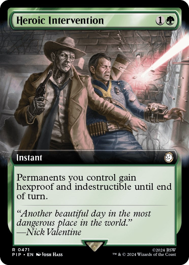 Heroic Intervention (Extended Art) (471) [PIP] - MTG Single