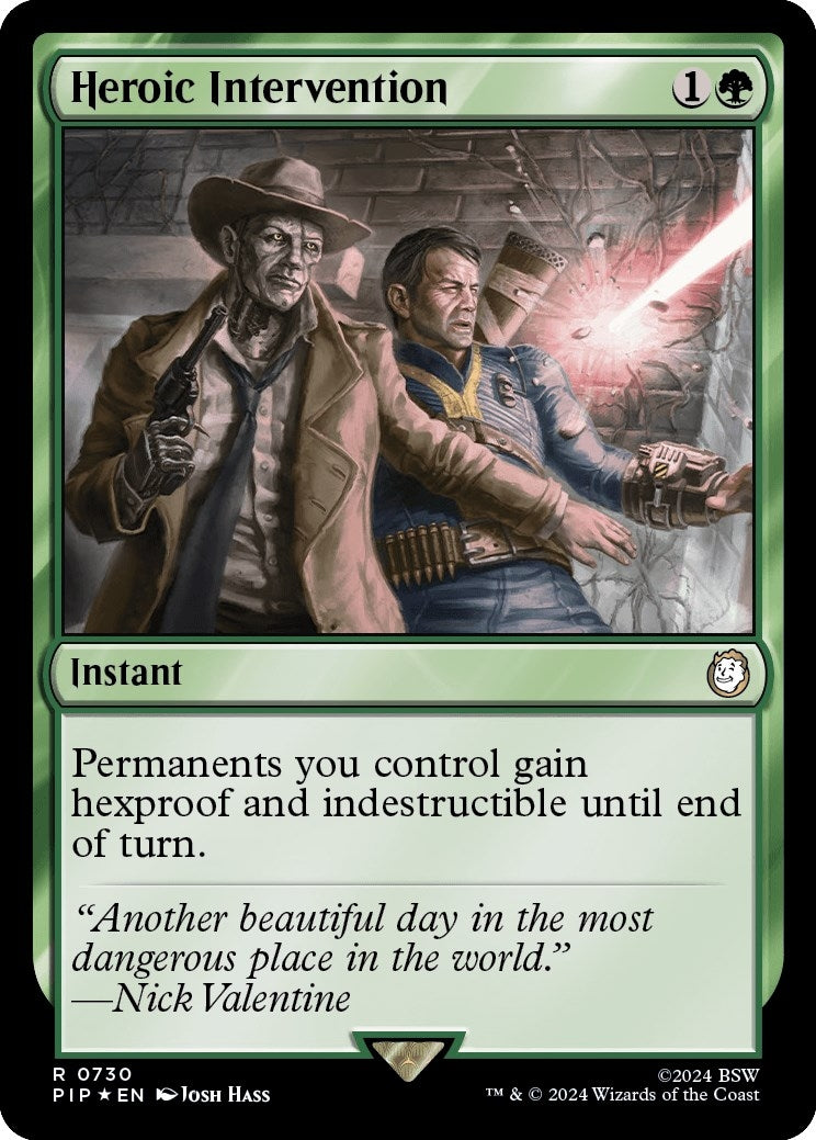 Heroic Intervention (Surge Foil) (730) [PIP] - MTG Single