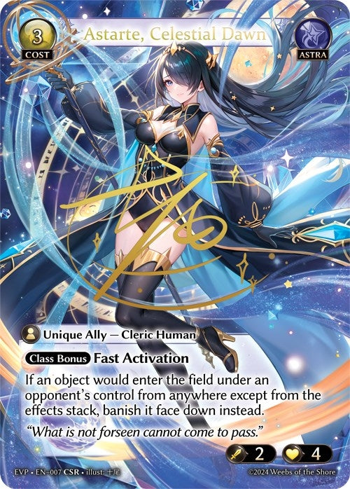 Image for Astarte, Celestial Dawn (007) (Alchemical Revolution Event Pack) - Grand Archive TCG