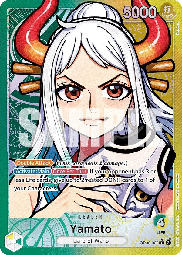 Yamato (Alternate Art) (6022) (OP06) - One Piece Card Game Single