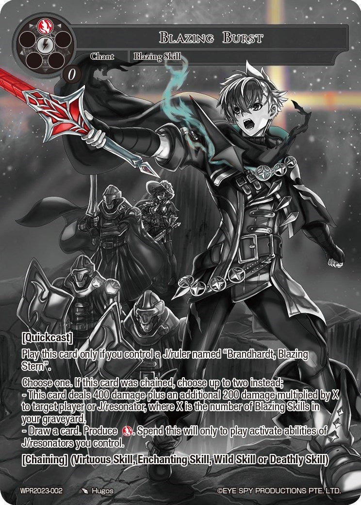 Blazing Burst (2023002) [PRO] - Force of Will Single