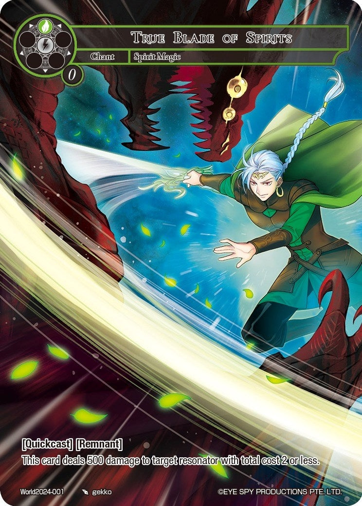 True Blade of Spirits (2024001) [PRO] - Force of Will Single