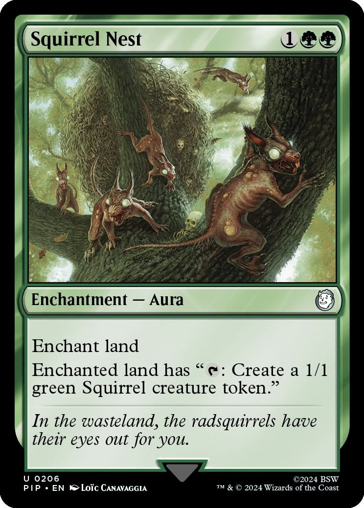 Squirrel Nest (206) [PIP] - MTG Single