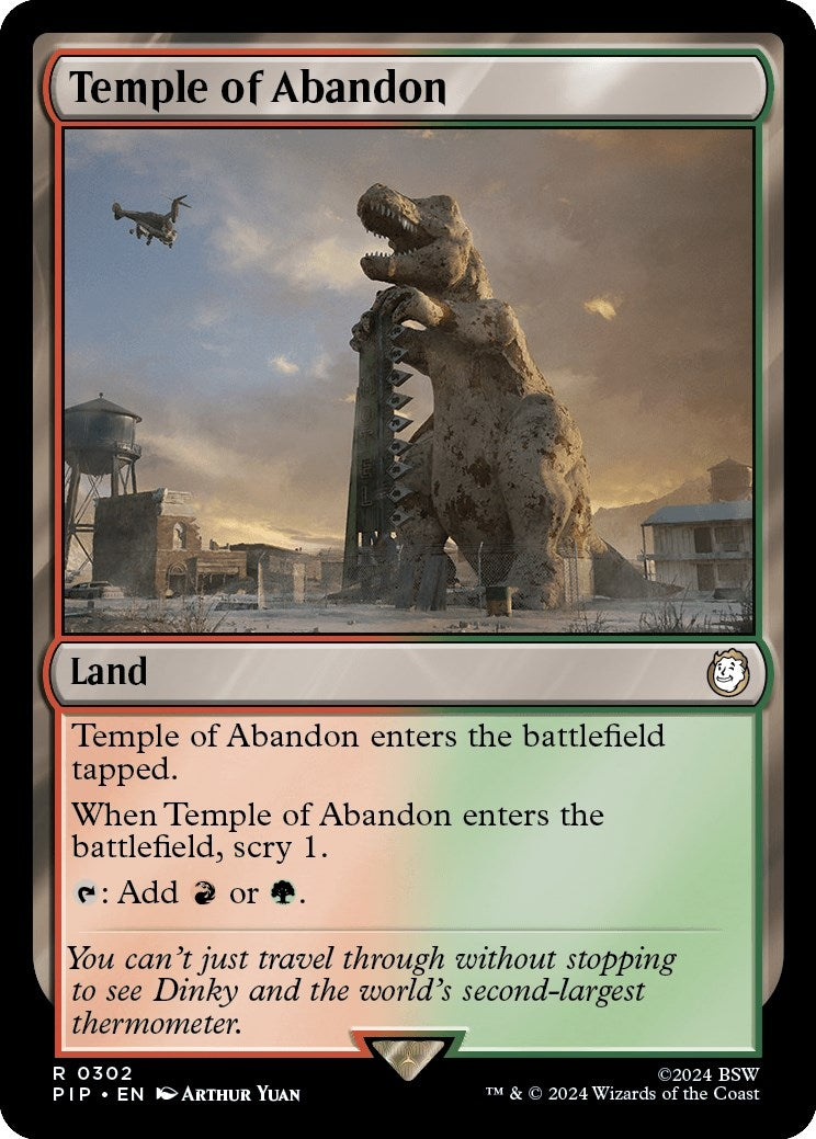 Temple of Abandon (302) [PIP] - MTG Single