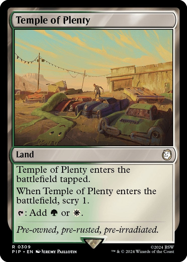 Temple of Plenty (309) [PIP] - MTG Single
