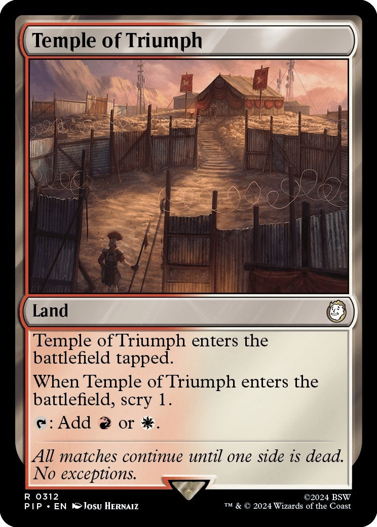 Temple of Triumph (312) [PIP] - MTG Single