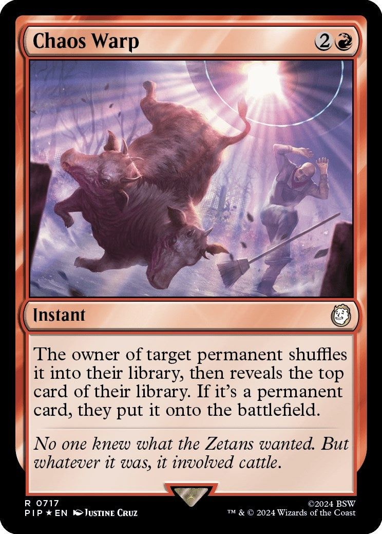 Chaos Warp (Surge Foil) (717) [PIP] - MTG Single