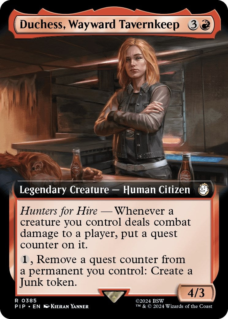 Duchess Wayward Tavernkeep (Extended Art) (385) [PIP] - MTG Single