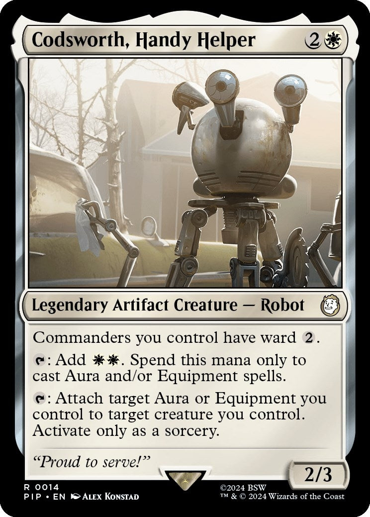 Codsworth Handy Helper (14) [PIP] - MTG Single