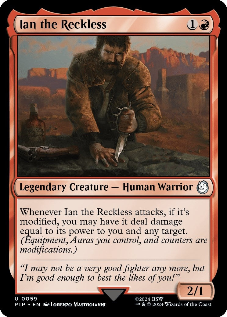 Ian the Reckless (59) [PIP] - MTG Single