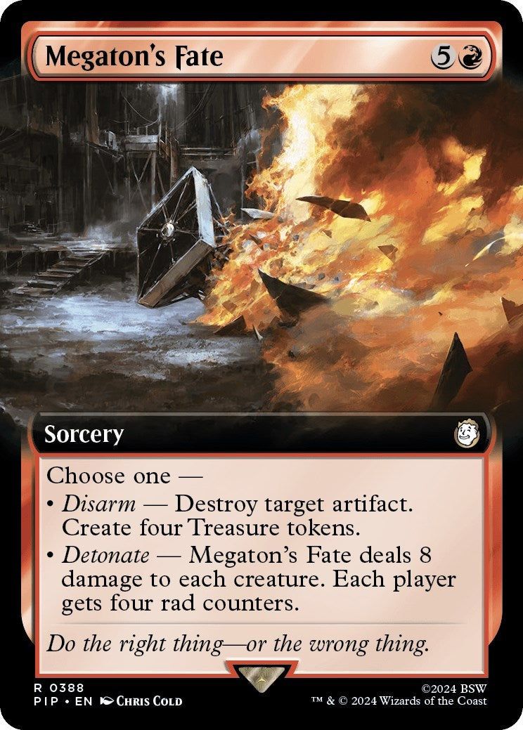 Megaton’s Fate (Extended Art) (388) [PIP] - MTG Single
