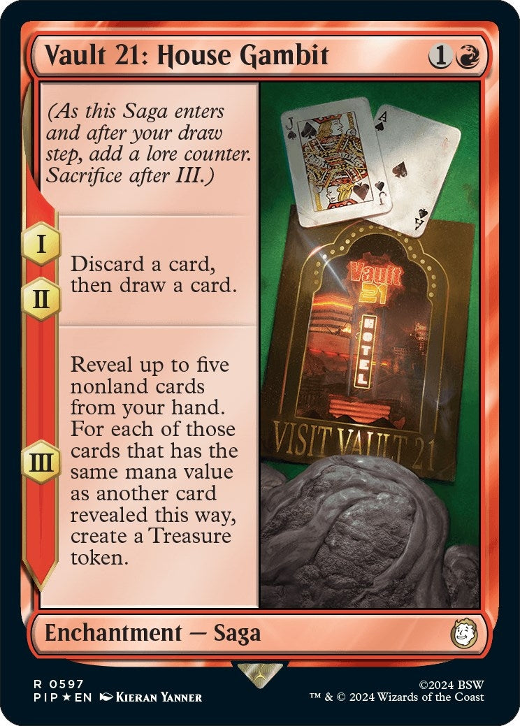 Vault 21: House Gambit (Surge Foil) (597) [PIP] - MTG Single
