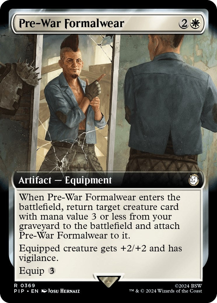 Pre-War Formalwear (Extended Art) (369) [PIP] - MTG Single