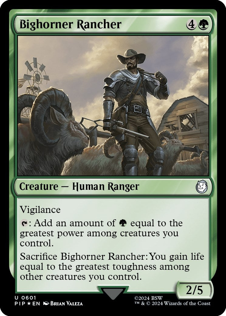 Bighorner Rancher (Surge Foil) (601) [PIP] - MTG Single