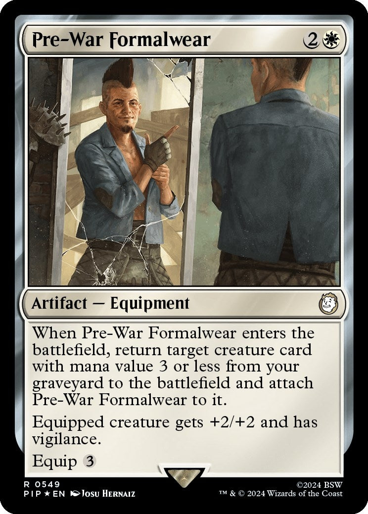 Pre-War Formalwear (Surge Foil) (549) [PIP] - MTG Single