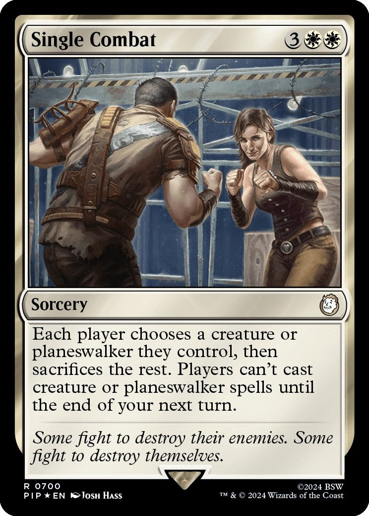 Single Combat (Surge Foil) (700) [PIP] - MTG Single