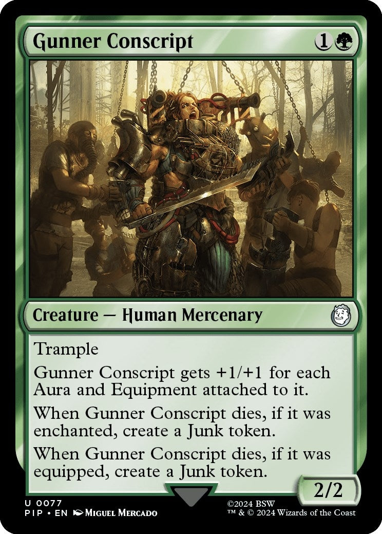Gunner Conscript (77) [PIP] - MTG Single