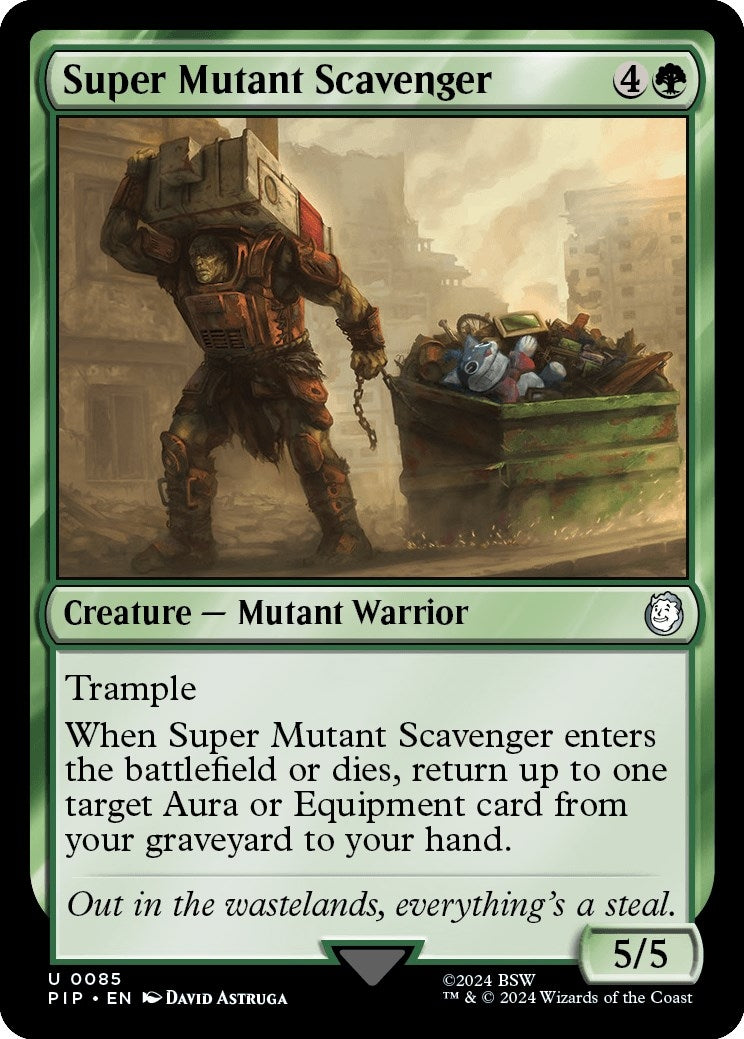 Super Mutant Scavenger (85) [PIP] - MTG Single