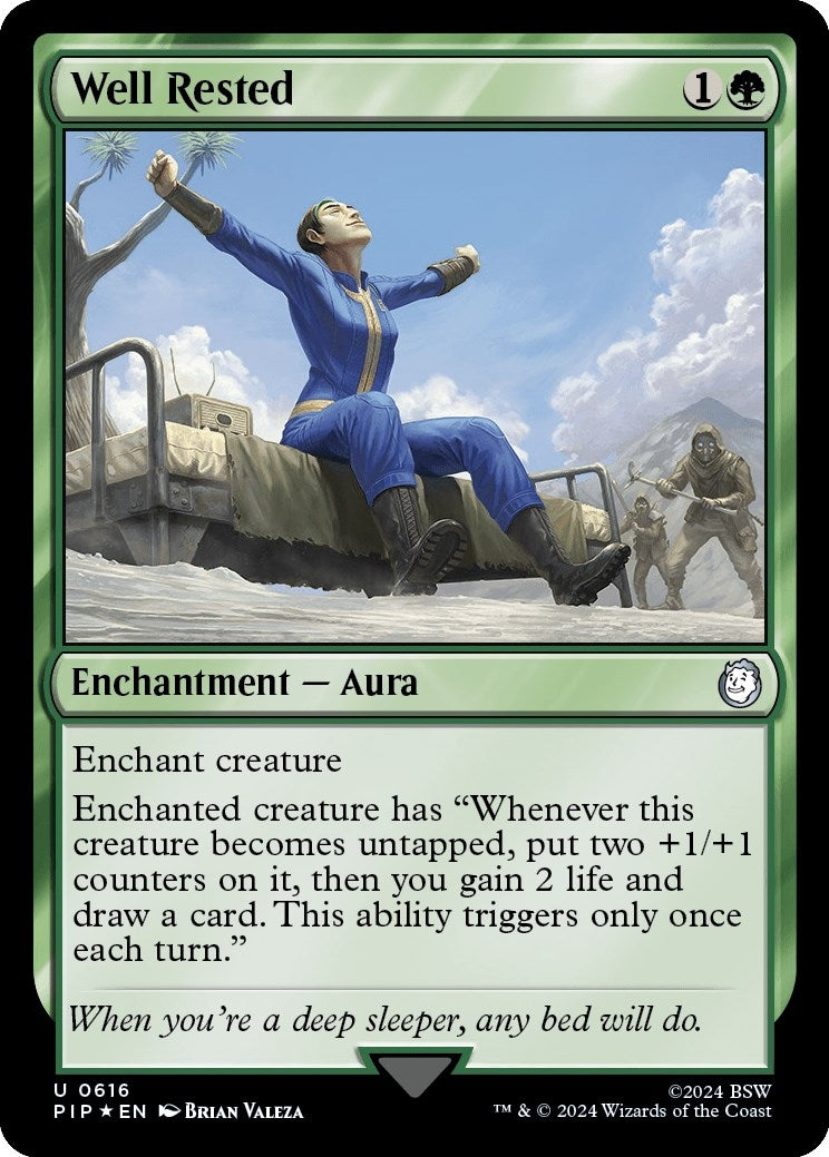Well Rested (Surge Foil) (616) [PIP] - MTG Single