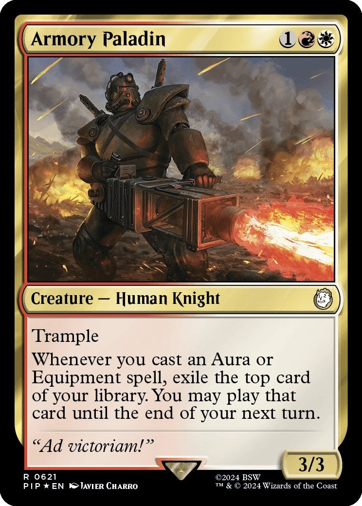 Armory Paladin (Surge Foil) (621) [PIP] - MTG Single