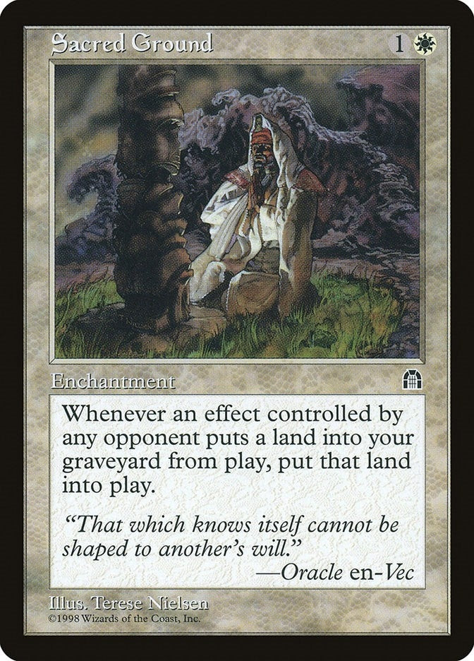 Sacred Ground [STH] - MTG Single