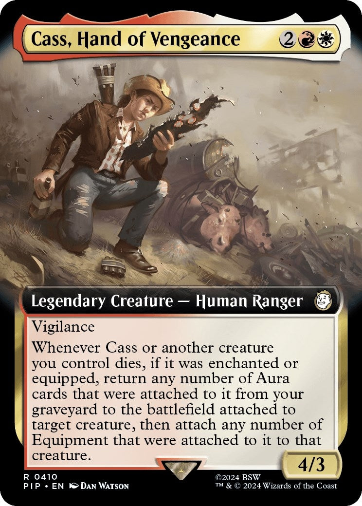 Cass Hand of Vengeance (Extended Art) (410) [PIP] - MTG Single