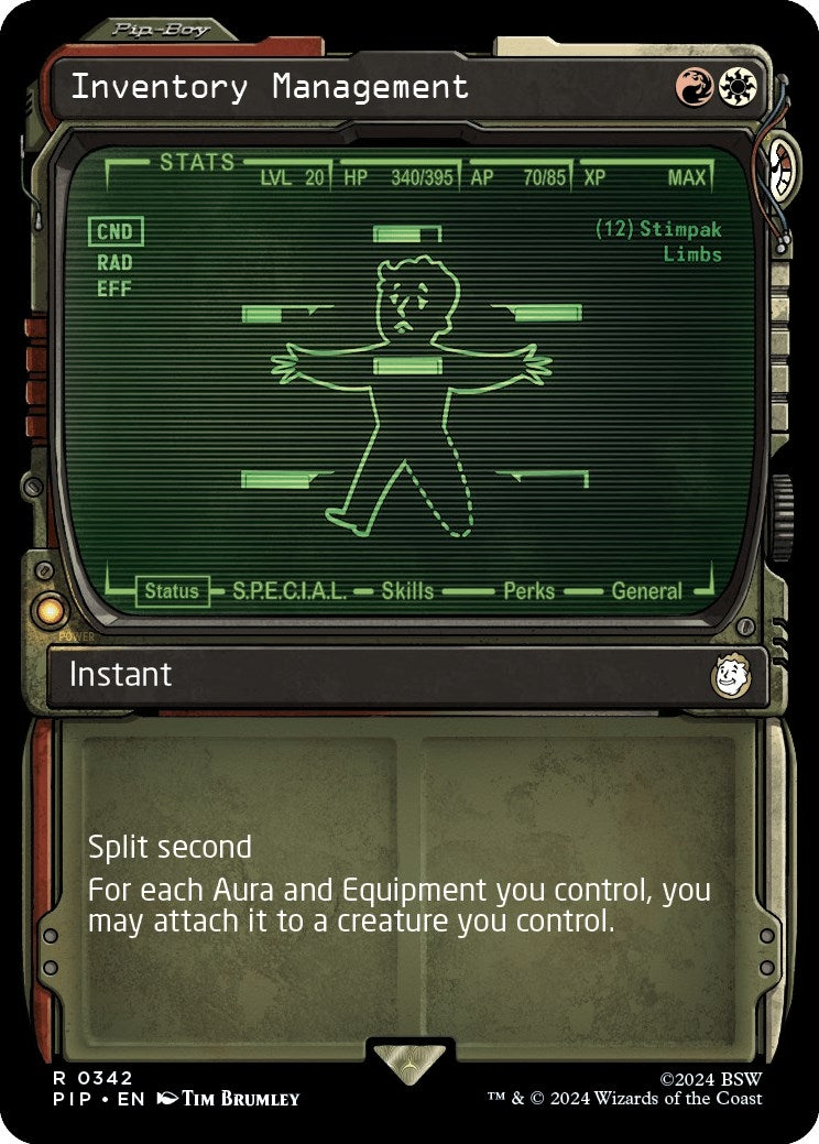 Inventory Management (Showcase) (342) [PIP] - MTG Single