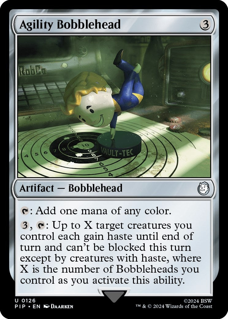 Agility Bobblehead (126) [PIP] - MTG Single