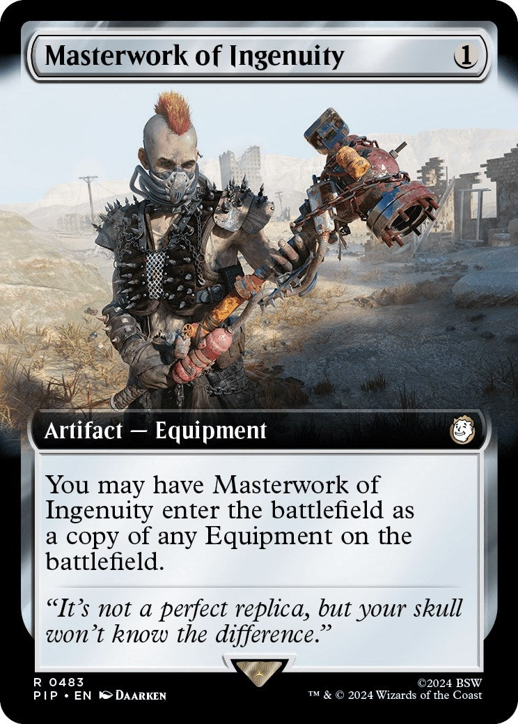 Masterwork of Ingenuity (Extended Art) (483) [PIP] - MTG Single