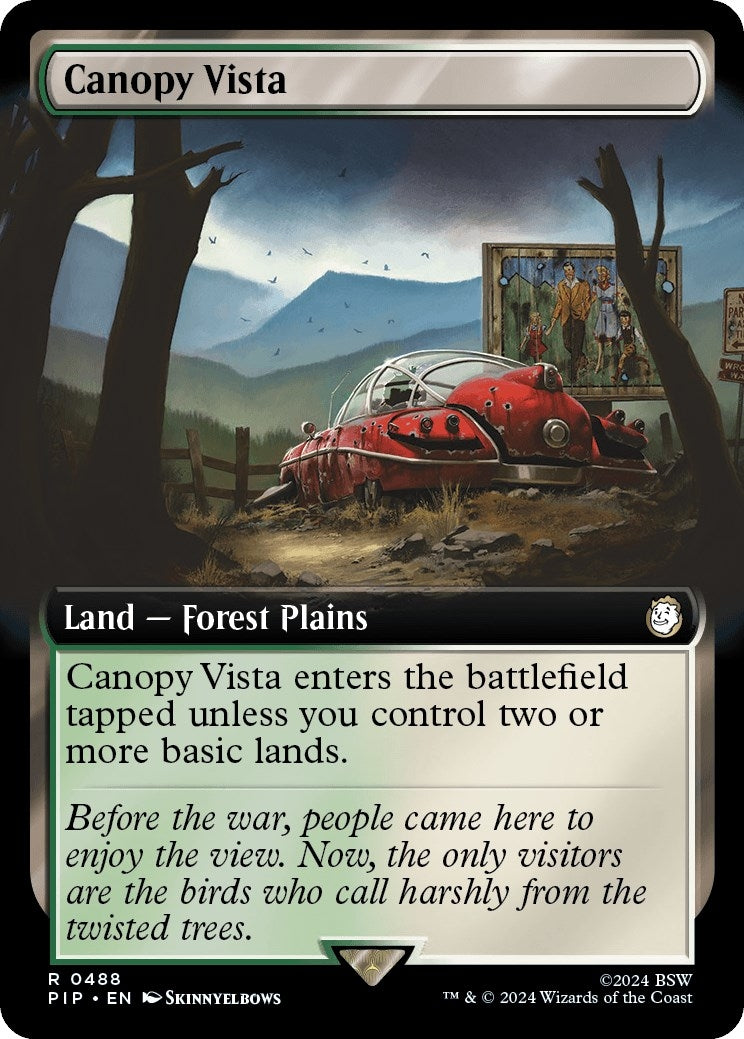 Canopy Vista (Extended Art) (488) [PIP] - MTG Single