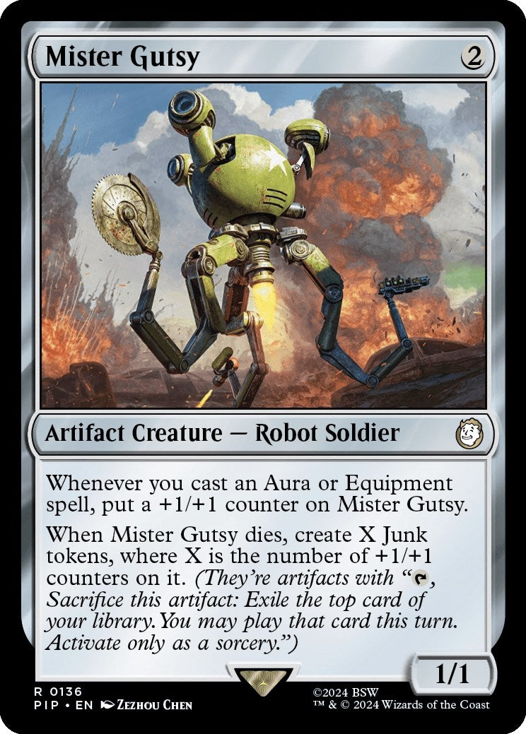 Mister Gutsy (136) [PIP] - MTG Single