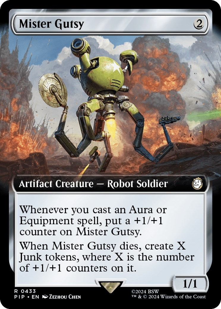 Mister Gutsy (Extended Art) (433) [PIP] - MTG Single