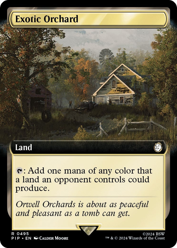 Exotic Orchard (Extended Art) (495) [PIP] - MTG Single