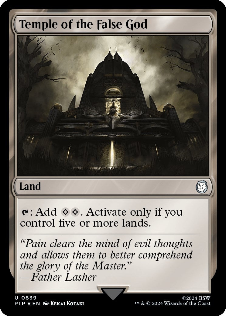 Temple of the False God (Surge Foil) (839) [PIP] - MTG Single