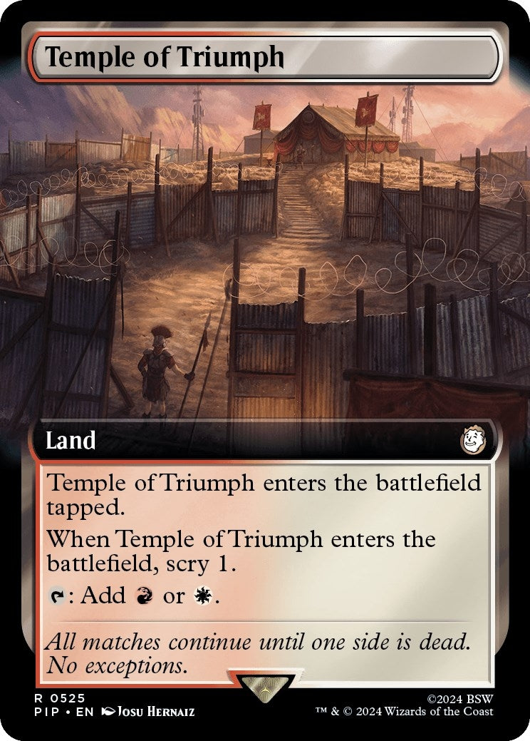 Temple of Triumph (Extended Art) (525) [PIP] - MTG Single