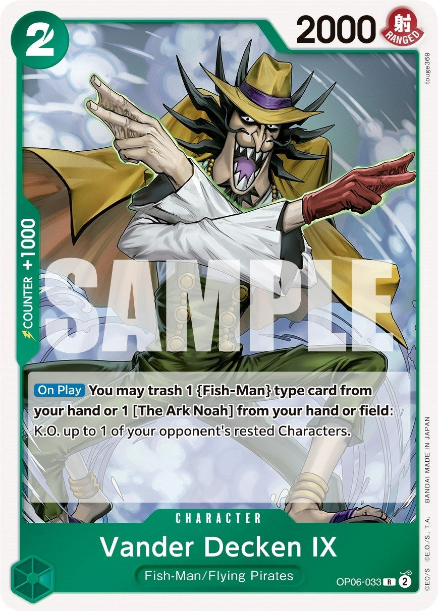 Vander Decken IX (6033) (OP06) - One Piece Card Game Single
