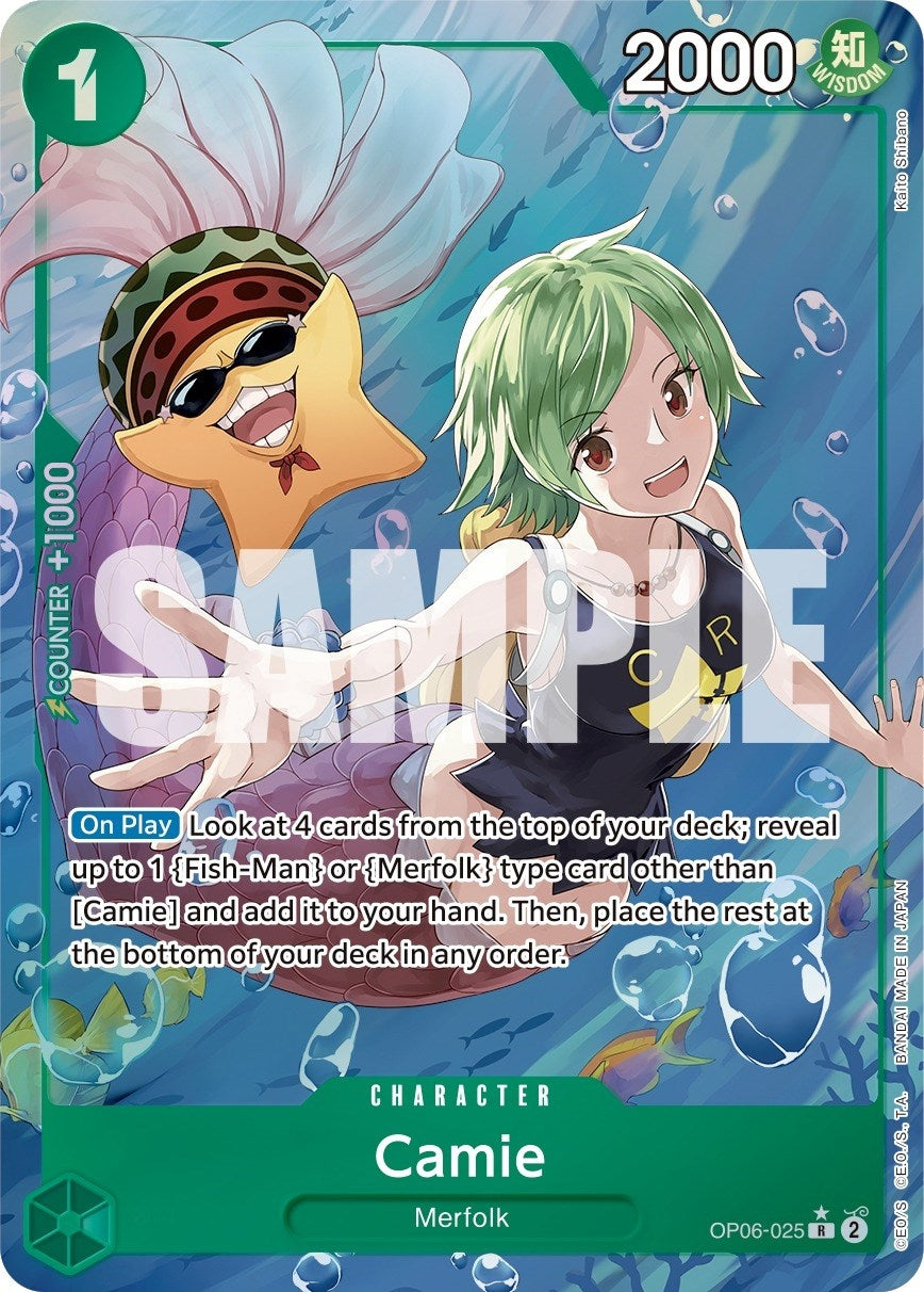 Camie (Alternate Art) (6025) (OP06) - One Piece Card Game Single