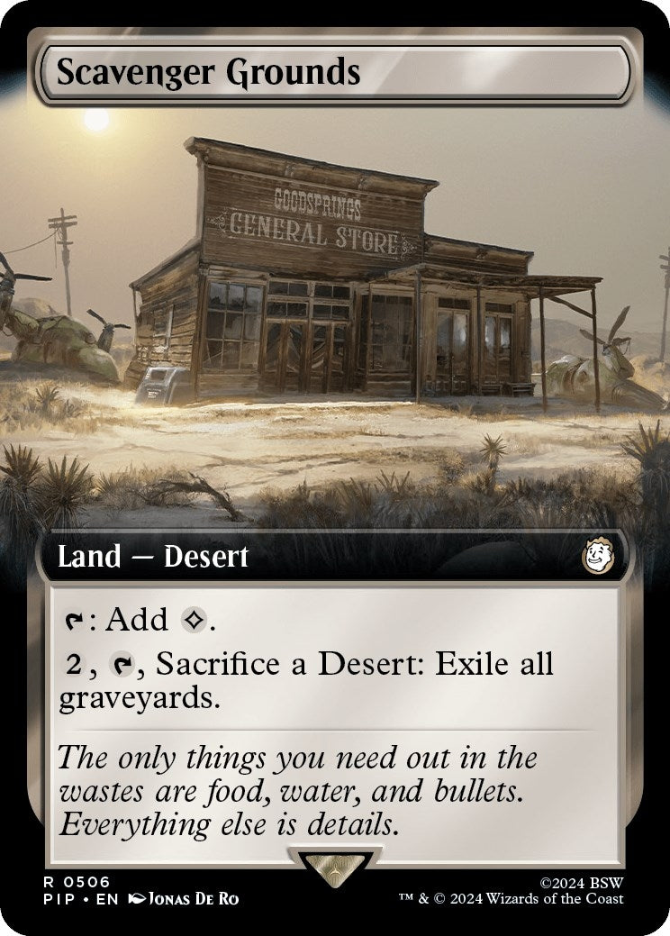 Scavenger Grounds (Extended Art) (506) [PIP] - MTG Single